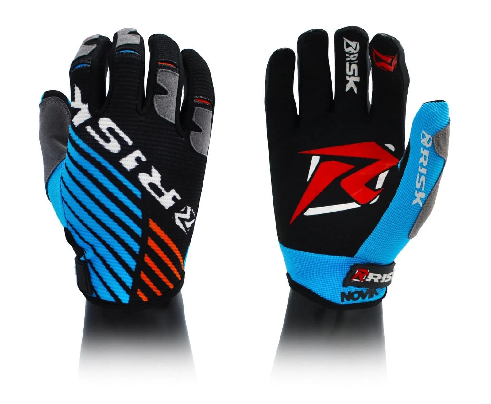 Risk Racing Motocross Handschuhe Ventilate Gloves + 1 Set Risk Palms Gratis! 3