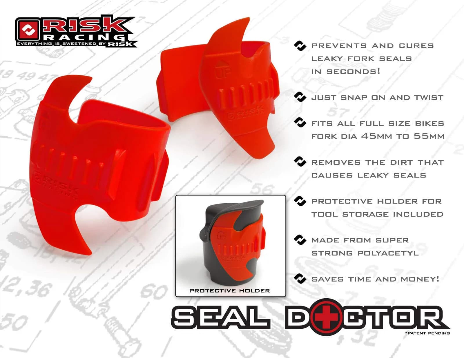 Risk Racing Seal Doctor Small 35-45mm 4