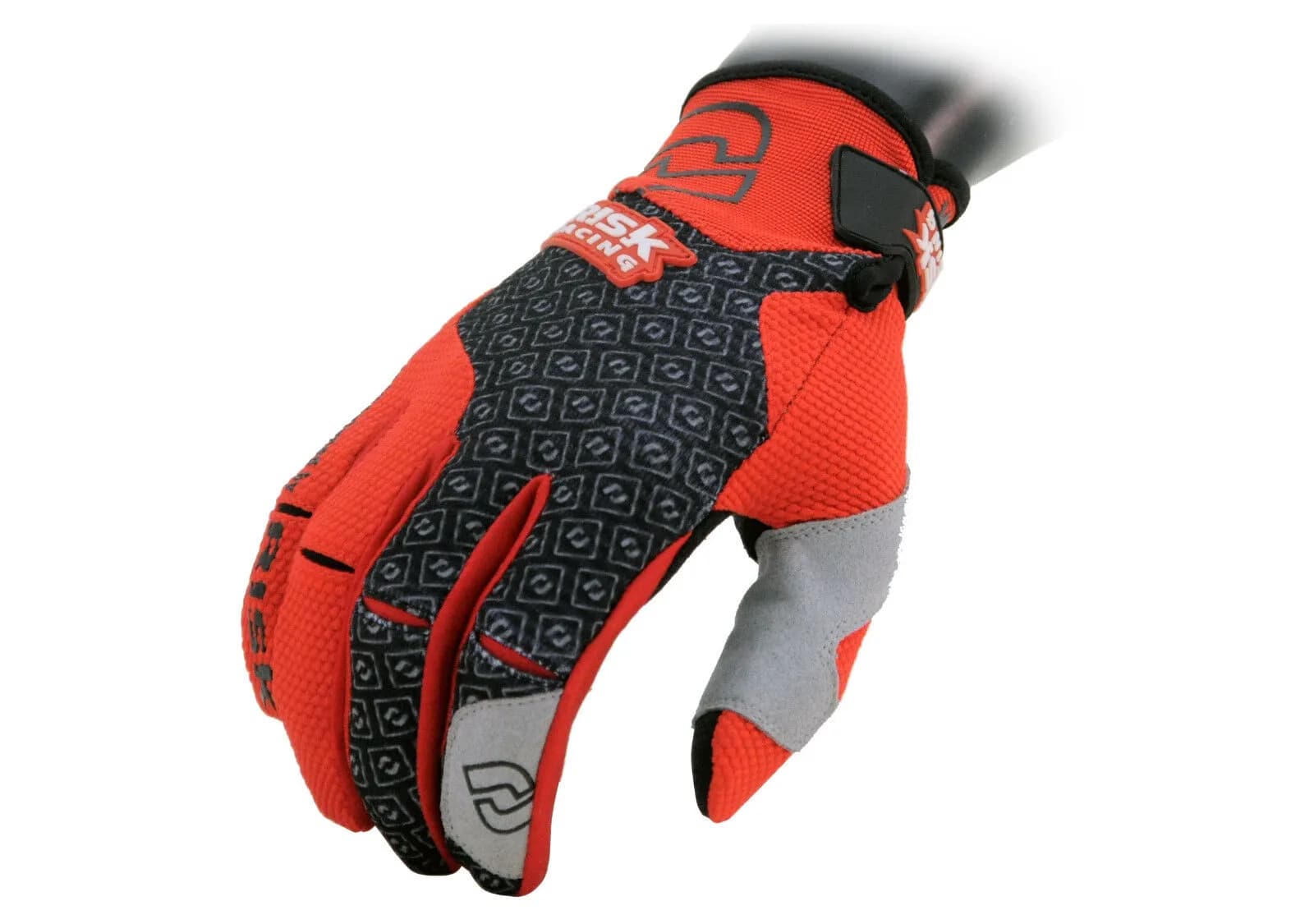Risk Racing Carbide Gloves Motocross MX Handschuhe inkl. 1 Paar Palm Protectoren 2