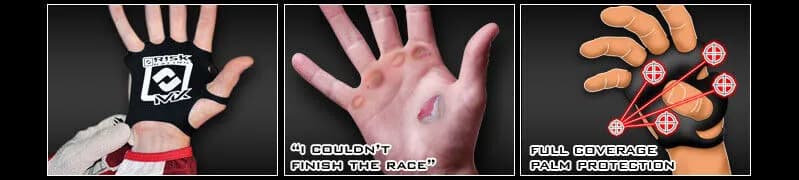 Risk Racing Palm Protectoren schwarz 2